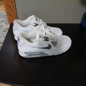 Nike White and Gray Sneakers Air Max